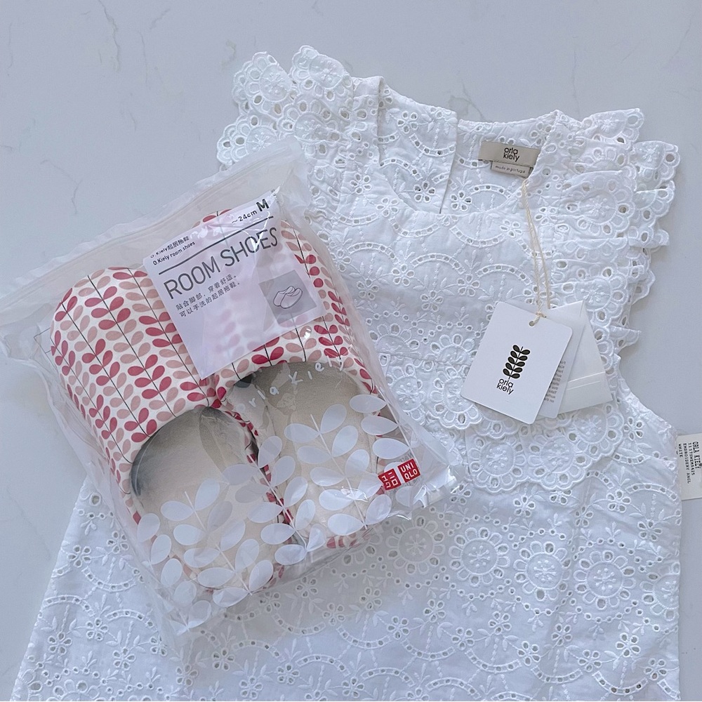 orla kiely Embroidery Anglaise Sleeveless Top